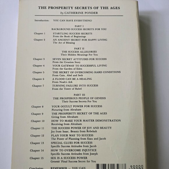The Prosperity Secrets Of The Ages By Catherine Ponder 1986 Paperback - Picture 8 of 9
